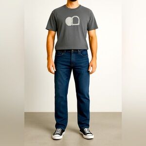 Lucky Brand Blue Slim Jeans with Distressed style size 38/30